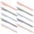 Toyvian Retractable Ballpoint Pens 0.5mm Fine Tip Smooth Writing Gel Ink Pens 10pcs with Black Ink with Clip, Plastic and Metal Construction, Comfortable to Hold for Office