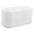 Toyvian Silicone Bathroom Toothbrush Holder with 5 Separate Slots and Bottom Drainage Holes, Fast Drying and Anti-Slip Organizer for Countertop and Apartment Vanity Storage