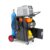 TrailBlaze Heavy Duty 3-Tier Welding Cart – Drawers, Cabinet, Swivel Wheels, Gas Cylinder Slots, Safety Chains – Rolling Trolley for MIG/TIG Welders, Plasma Cutter, Shop & Garage – Drawer + Door