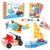 TrailFun Wooden Build and Paint Kit, Car Boat and Plane, 3-Pack