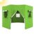 Trampoline Tent Outdoor UV-Blocking Windproof Airflow Canopy with