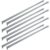 Trandraft 8 Pack Universal File Bars for Filing Cabinet Lateral Front to Back File Drawer Rail for Hanging Wood Cabinets Office Storage to Keep Organized (Silver)