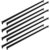 Trandraft 8 Pack Universal File Bars for Filing Cabinet Lateral Front to Back File Drawer Rail for Hanging Wood Cabinets Office Storage to Keep Organized (Black)