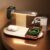 TRANSFORMERS Officially Licensed 3 in 1 Charging Station for MagSafe Wireless Charger with Three-Level Night Light, 15W Max Fast Charging for iPhone 17/16/15, Apple Watch Series, AirPods Series
