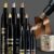 TRANSON 9pcs Liquid Chrome Markers with 3 Gold, 3 Silver and 3 Copper Paint Pens Include Fine, Medium and Broad Tips with Mirror Effect for Drawing, DIY, Touch-ups, Models and Craft Art Projects