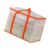 Transparent Bedding Storage Bag with Zippered Closure, Clear View Body and Carry Handles for Closet and Packing Use Comforter Organizer Tote Linen Closet Bag Dorm Bedding Case Blanket Holder Visible
