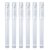 Transparent Refillable Marker Tubes, 6 Pack Empty PP Brush Pens for Daily Notes Planner Mapping Creative Drafting Teacher Organization Empty Marker Barrels Refillable Brush Pens Fillable Journal Clear