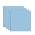 Transparent Self-Adhesive Sticky Notes, 4 Packs Memo Pads(BU Medium 4pcs)