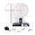 Transparent Water Tank Light Reflection & Refraction Demonstrator | PP Metal Dual Liquid-Solid Medium Light Path Optics