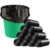 Trash Bags, Set of 4 Rolls (120 Bags Total), 30 Bags per Roll, 19 x 20 Inches, Strong Disposable Garbage Bags for Kitchen, Bathroom, Office, Home & Daily Waste Collection