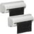 Trash Bag Storage Dispenser Plastic Organizer with 2 Hooks