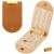 Travel Cribbage Board Game Set, Portable Cribbage Boards Unique 2 Track Cribbage Board, Foldable PU Mini Cribbage Board with 4 Cribbage Pegs, Folded:3.14×4.92in,After Unfolding L:10.31in (1Pcs)