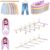 Travel Hangers, Cruise Ship Essentials Travel Essentials, Portable Cruises Must Haves 2026, Folding Hangers for Suitcase, RV Camping Airplane Europe Vacation Essential (10, Mixed)