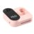 Travel Humidifier, Portable Mini Cool Mist Humidifier, Small Bottle Humidifier with Auto Shut-Off, Night Light, USB Rechargeable, for Bedroom, Office, Hotel, Car and Plants, Pink