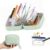 Travel Pill Organizer Binder with 14 Color-Coded Zipper Medicine Pouches