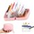 Travel Pill Organizer Binder with 14 Color-Coded Zipper Medicine Pouches