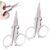 Travel Scissors, 2Pcs Hangable Portable Metal Foldable Mini Scissors, for Craft Camping Fishing Outdoor, Mini