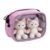 Travel Toy Bag with Mesh Pocket Waterproof Clear Window Organizer