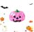 TREBIN Halloween Spooky Squishy Toy, Glitter Dumpling Squishies Toy, Dumplings Stress Balls for Adults Fidget Toy with Steamer, Cute Halloween Decor Ghost Pumpkin Squishes for Stress Relief (Pink)
