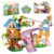 Treehouse Building Set with LED Light, Slide & Car, Toy Gift for Kids 6+