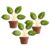 Tree Shaped Bag Clips Magnetic Chip Clips Bag Clips – with 8 Detachable Clip Fridge Decor Food Storage Magnetic Sealing Clip for Organization (3 Pcs Green)