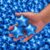 TRENDPLAY Star Balls for Ball Pit -100pcs 2.4 in Plastic Non-Toxic Play Toys Tent Pool Playhouse Playpen Party Decoration, Pearl Dark Blue