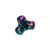 Tri-Color Glow Spinner — Luminous Aluminum Fidget Spinner, 3.5cm Mini EDC（Red-Blue）