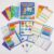 Tri-Fold Magnetic Fraction Tiles Set for Kids, Portable Math Manipulatives Kit