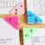 Triangle Corner Paper Clips, Colorful Plastic Page Corner Clamps, No‑Trace Paper Fasteners for Test Papers Documents Books, Prevent Page Curling, Office School Student Supplies