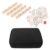 Triangular Domino Tile Set with Wooden Holders for Home Family Game