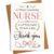 TRICAVIE A Truly Amazing Nurse A Little Card To Say A Big Thank You Healthcare Medical Nursing Appreciation Card Gratitude Message Thoughtful Gift for Nurse Therapist Hospital Staff