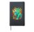 Triceratops Dinosaur Kids Colorful Paleontology Fossil Fan Hardcover Journal, Black