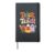 Trick or Teach Candy Corn and Pumpkin Ghosts Hardcover Journal, Black