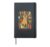 Tricks Are For Humans Treats Golden Retriever Halloween Hardcover Journal, Black