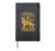 Tricks Are For Humans Treats Golden Retriever Halloween Hardcover Journal, Black