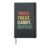 Trick Treat Candy Repeat Funny Halloween Priorities Hardcover Journal, Black