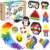 Tricofun 500PCS Rainbow Soft Silicone Building Blocks – STEM Educational Toys for Kids Age 6-12, Stress Relief Fidget Blocks for Boys & Girls, Creative Play for Preschool & Early Learners (Mix01)