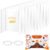 Trifold Poster Board 10 Pack,24 x 36 Science Fair Board,White