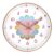 TrnAAs Clock for Children Learning Time Teaching Clock, Pink Flower