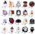 Trnayi 20 Pcs Halloween Funny Badge Reel Bulk Funny Ghost Badge Holder Retractable Alligator Clip Accessorie for Name ID Card Lanyards Spooky Ghost Doctors Decor Medical Worker Halloween Nurse Gifts
