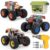 Trovogil Take Apart Monster Truck STEM Toys for 3-8 Year Old Boys Girls,Educational Building Toys with Electric Drill & Storage Box Gift Birthday Christmas for Boys Girls Kids Toddlers