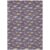 TRP Outdoor Patio Rug Waterproof Novelty Dinosaur Print Rectangle 3′ x 5′
