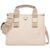 True Religion Tote Bag for Women, Cream Crossbody Purse, Adjustable Strap