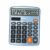 TRULY 12-Digit Desktop Calculator with Large Display, Big Buttons, Dual Power (Solar + Battery), Metal Finish, Ideal for Office, Home, School – 837A Pro Light Blue