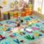 Truqual Classroom Rug Elementary Colorful Alphabet Kids Rugs for Playroom Machine Washable Nursery Rugs for ChildrenToddlers Bedroom
