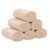 Trust ME Coreless Tissue Paper Rolls, Natural Unbleached, Pack of 6 – roll 4 layers thickened household