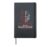 TRUST No One BELIEVE NOTHING Rebellious Slogan T-Shirt Hardcover Journal, Black