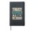 Trust Science Not Morons STEM Chemistry Biology Hardcover Journal, Black