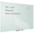 TSJ OFFICE Glass Dry-Erase Board – 48 x 30 Inches Wall Mounted Magnetic Whiteboard, Large Frameless Glass White Board for Office, Home & School