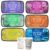 Tsukineko VersaFine Clair Pigment Ink Pads, 6 Colors, 2026 Release, Melon Soda, Wisteria Purple, Lemonade, Adriatic Sea, Carrot Orange, Dahlia Purple, Burlin Clear Embossing Powder, 3 Carnora Scoops